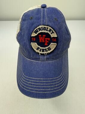 Vintage Wrigley Field Trucker Hat Chicago‎ Cubs Snapback Sports Baseball